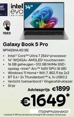 CompuDeals Galaxy Book 5 Pro NP940XHA-KG1BE aanbieding