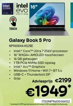 CompuDeals Galaxy Book 5 Pro NP960XHA-KG2BE aanbieding
