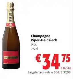 Colruyt Champagne Piper-Heidsieck aanbieding