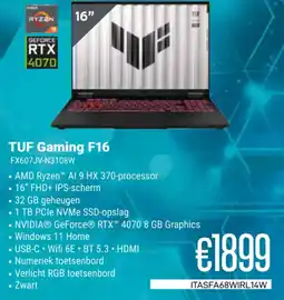 CompuDeals Asus TUF Gaming F16 FX607JV-N3108W aanbieding
