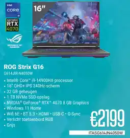 CompuDeals Asus ROG Strix G16 G614JIR-N4050W aanbieding