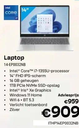 CompuDeals hp Laptop 14-EP0032NB aanbieding