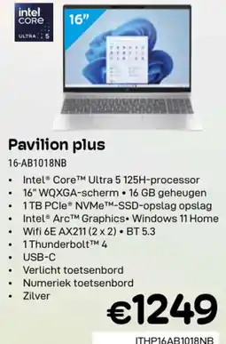 CompuDeals hp Pavilion plus 16-AB1018NB aanbieding