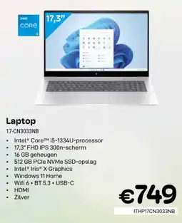 CompuDeals hp Laptop 17-CN3033NB aanbieding