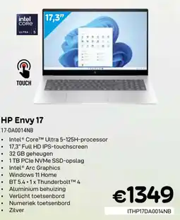CompuDeals HP Envy 17 17-DA0014NB aanbieding