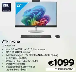 CompuDeals hp All-in-one 27-CR2004NB aanbieding