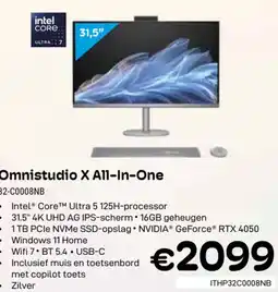 CompuDeals hp Omnistudio X All-In-One 32-C0008NB aanbieding
