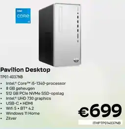 CompuDeals hp Pavilion Desktop TP01-4037NB aanbieding