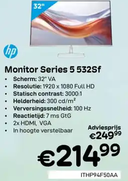 CompuDeals hp Monitor Series 5 532Sf aanbieding