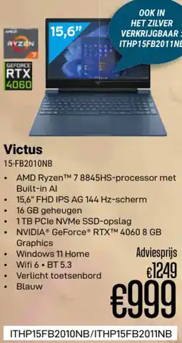 CompuDeals hp Victus 15-FB2010NB aanbieding