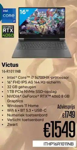 CompuDeals hp Victus 16-R1011NB aanbieding