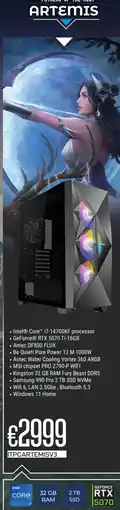 CompuDeals Geforce RTX Artemis ITPCARTEMISV3 aanbieding