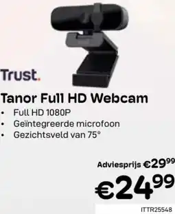 CompuDeals Trust. Tanor Full HD Webcam ITTR25548 aanbieding