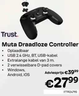 CompuDeals Trust. Muta Draadloze Controller ITTR24790 aanbieding