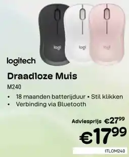 CompuDeals logitech Draadloze Muis M240 aanbieding