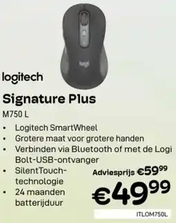 CompuDeals logitech Signature Plus M750 ITLOM750L aanbieding