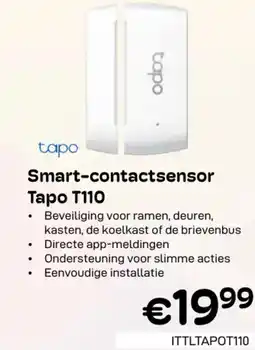CompuDeals Tapo Smart-contactsensor T110 aanbieding