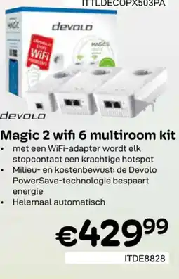 CompuDeals devolo Magic 2 wifi 6 multiroom kit ITDE8828 aanbieding