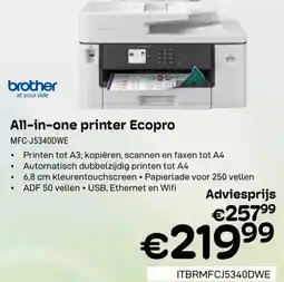 CompuDeals brother All-in-one printer Ecopro MFC-J5340DWE aanbieding