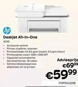 CompuDeals hp Deskjet All-In-One 4220e aanbieding
