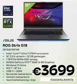 CompuDeals ASUS ROG Strix G18 G815LW-S9076W aanbieding