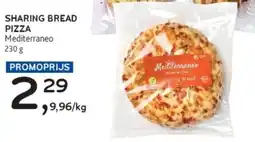 Alvo Sharing bread pizza mediterraneo aanbieding