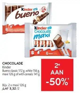 Alvo Kinder Chocolade aanbieding