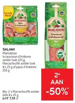 Alvo Marcassou Salami aanbieding