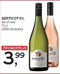 Alvo Berticot 0% aanbieding