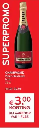 Alvo Piper-Heidsieck Champagne brut aanbieding