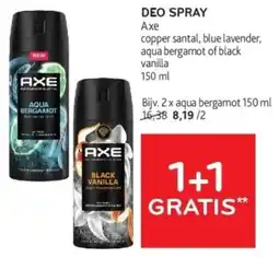 Alvo Axe deo Spray aanbieding