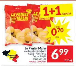 Intermarché Le Panier Malin Aardappelen Standaard aanbieding
