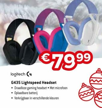 Exellent Logitech G435 Lightspeed Headset aanbieding