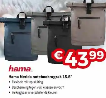 Hama Merida notebookrugzak 15.6”