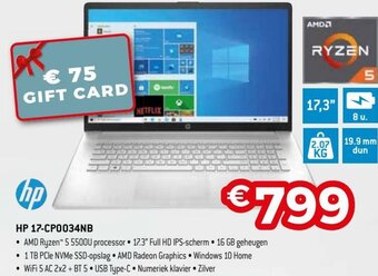 Exellent HP - 17-CP0034NB aanbieding