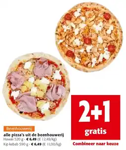 Colruyt alle pizza’s uit de beenhouwerij Hawaii 520 g aanbieding