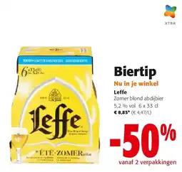 Colruyt Leffe Zomer blond abdijbier 5,2 % vol 6 x 33 cl aanbieding