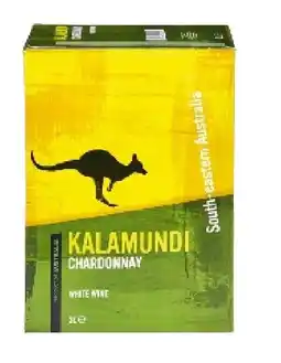 Colruyt Kalamundi Chardonnay Australië partybox 3 L aanbieding