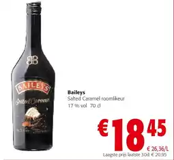 Colruyt Baileys Salted Caramel roomlikeur aanbieding