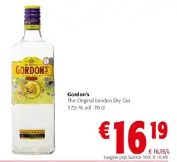 Colruyt Gordon’s The Original London Dry Gin aanbieding