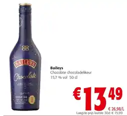 Colruyt Baileys Chocolate chocoladelikeur aanbieding