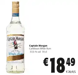 Colruyt Captain Morgan Caribbean White Rum aanbieding