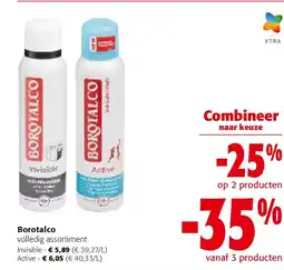 Colruyt Borotalco volledig assortiment aanbieding