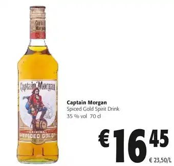 Colruyt Captain Morgan Spiced Gold Spirit Drink aanbieding
