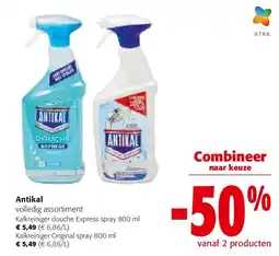 Colruyt Antikal Kalkreiniger douche Express spray 800 ml aanbieding