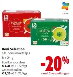 Colruyt Boni Selection alle bouillonketeltjes 8 x 24 g aanbieding