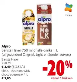 Colruyt Barista Haver 750 ml aanbieding