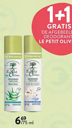 Di Le Petit Olivier Deodorants aanbieding
