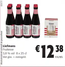 Colruyt Liefmans Fruitesse 3,8 % vol aanbieding