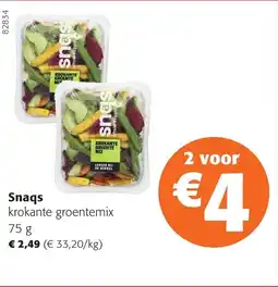 Colruyt Snaqs Krokante Groentemix aanbieding